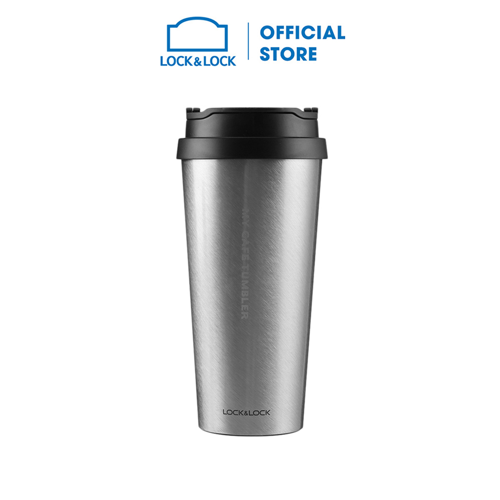 Bình giữ nhiệt lock&lock clip tumbler 540ml silver - lhc4151slv