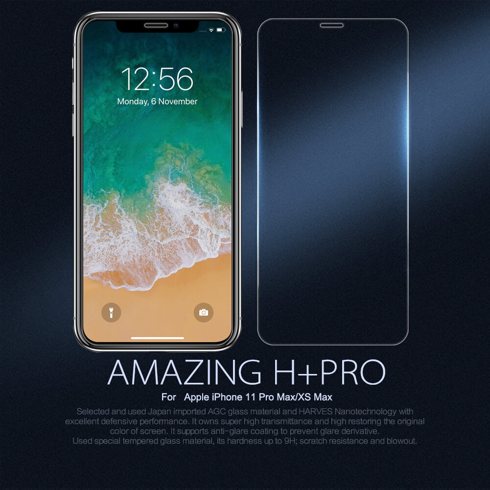Kính cường lực cho iphone 11/ 11 pro/ 11 pro max - nillkin amazing h+ pro