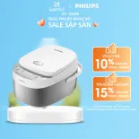 Nồi Cơm Điện Tử Mini Philips HD3170/66 | 600W | 0.85 Lít - Hàng Chính Hãng
