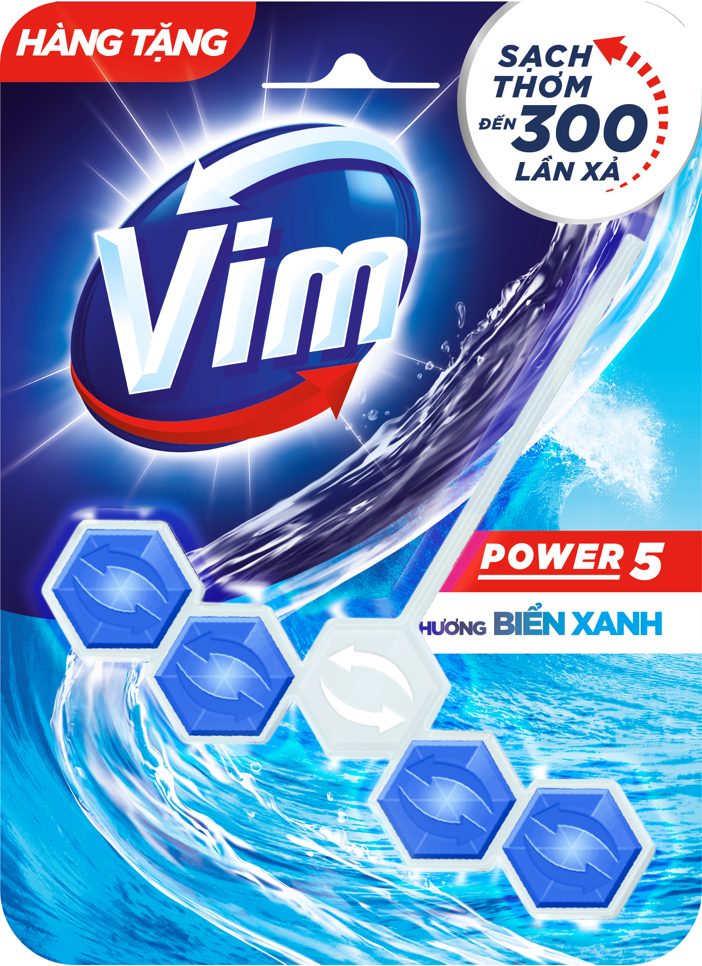 Viên treo bồn cầu vim 55g