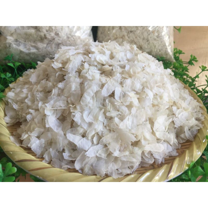 Cốm dẹp trắng cán mỏng