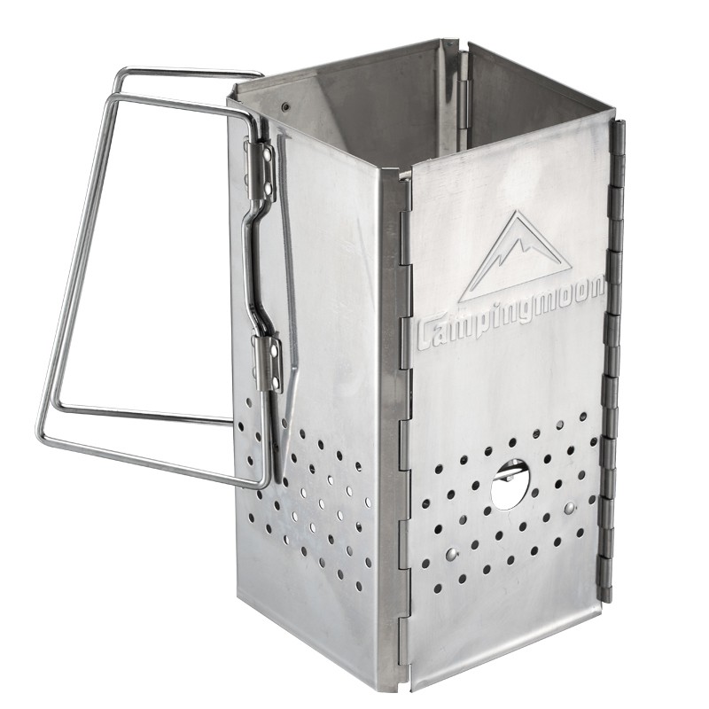 Bếp nướng kiêm mồi than gấp gọn Campingmoon MT-18