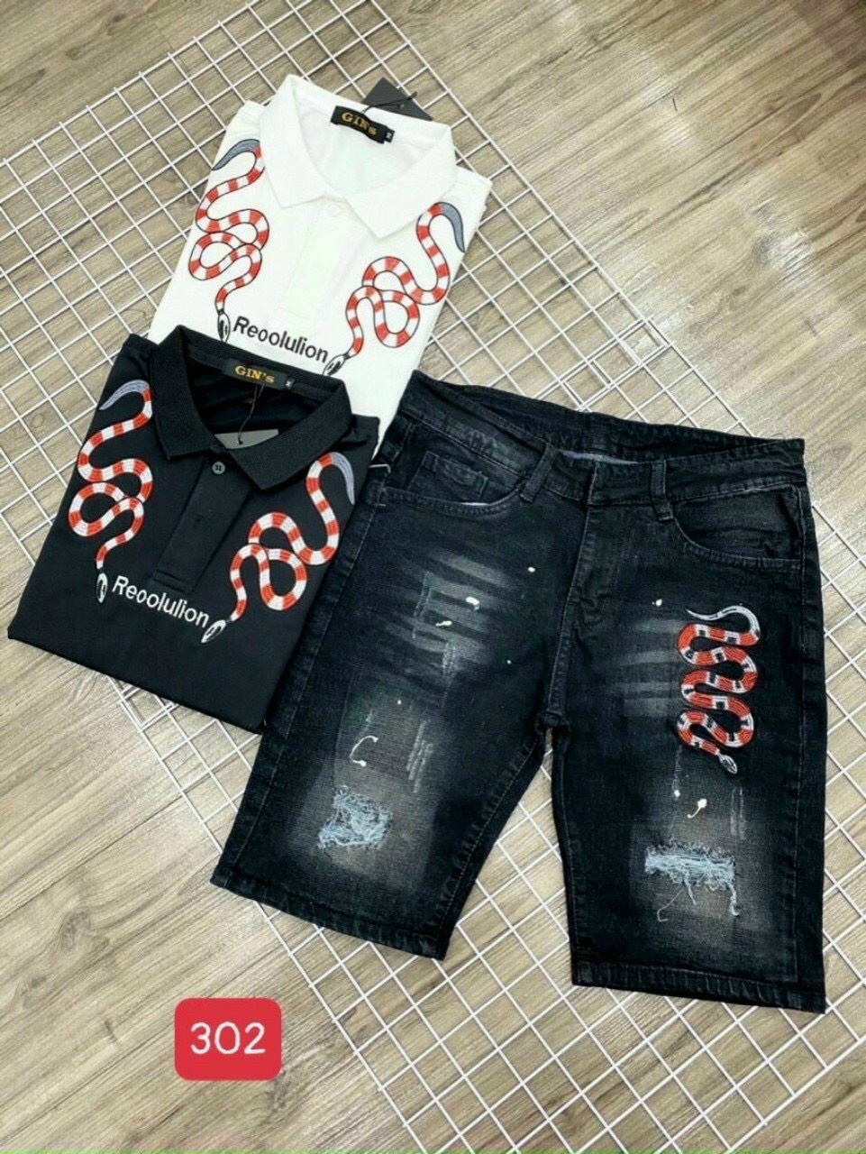 quần short jean nam thêu logo rắn cao cấp đẹp mẫu mới,quần short đùi nam mùa hè form chuẩn trẻ trung kaystore online