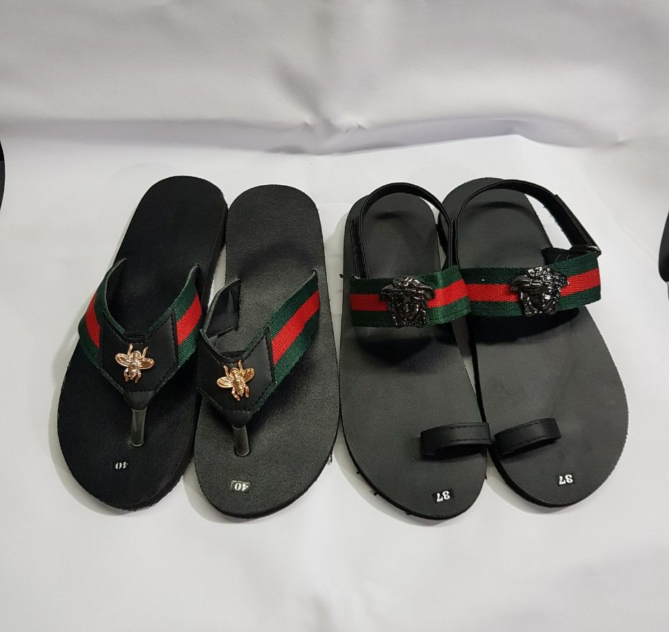 [FREESHIP + HOÀN TIỀN 50K] Dép cặp đôi nam nữ đế đen quai dù size từ 35 đến 43