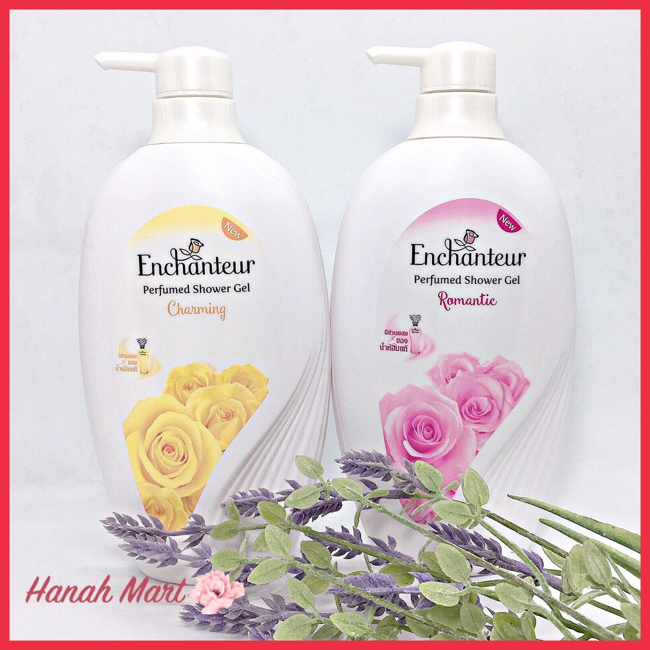 Sữa tắm Enchanteur mềm mại, quyến rũ - Thái Lan (550ml) đủ vị