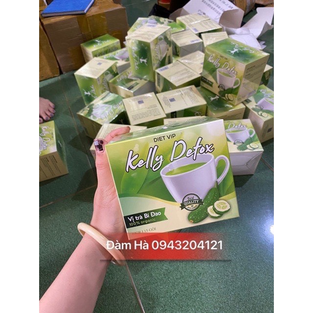 Trà Bí Đao Kelly Detox - Trà bí đao giảm cân 15 Gói