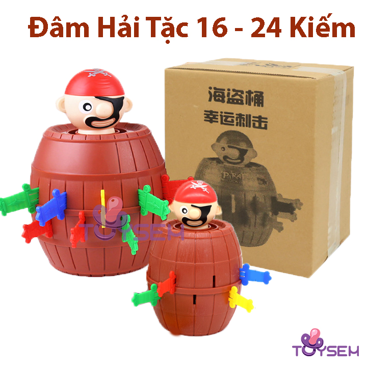 Trò chơi đâm hải tặc siêu kịch tính cho bé trên 3 tuổi size lớn 24 kiếm, Đồ chơi cho trẻ phát triển trí tuệ, Quà tặng sinh nhật cho bé