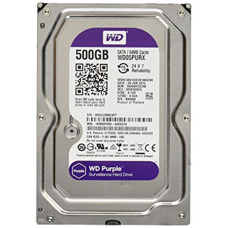Ổ cứng camera HDD WD Purple 1.0TGB bảo hành 6 tháng