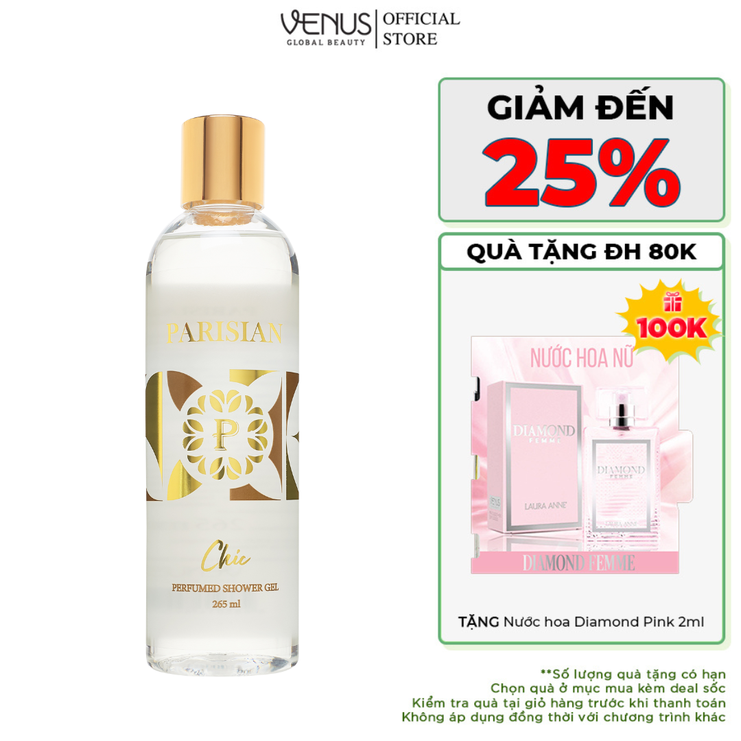 Sữa tắm nước hoa Nữ Parisian 265ml