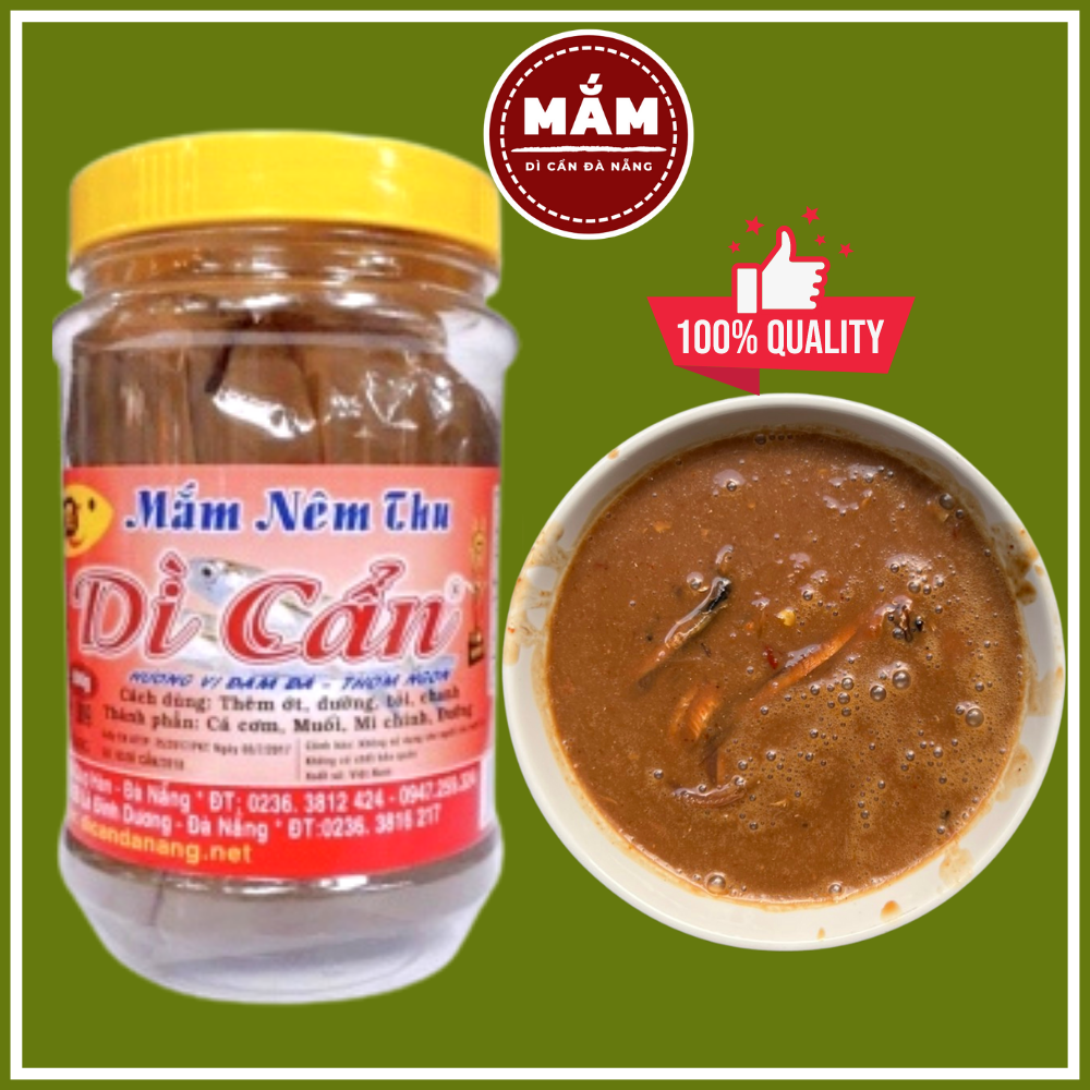 Mắm nêm thu dì cẩn 500gr đặc biệt còn con cá đặc sản đà nẵng