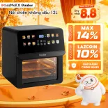 Nồi chiên không dầu Gaabor AF-120T03 12L kiêm lò nướng cảm ứng màn hình màu 1700W cửa kính quan sát 12 chế độ nấu - Bảo hành 12 tháng [L]