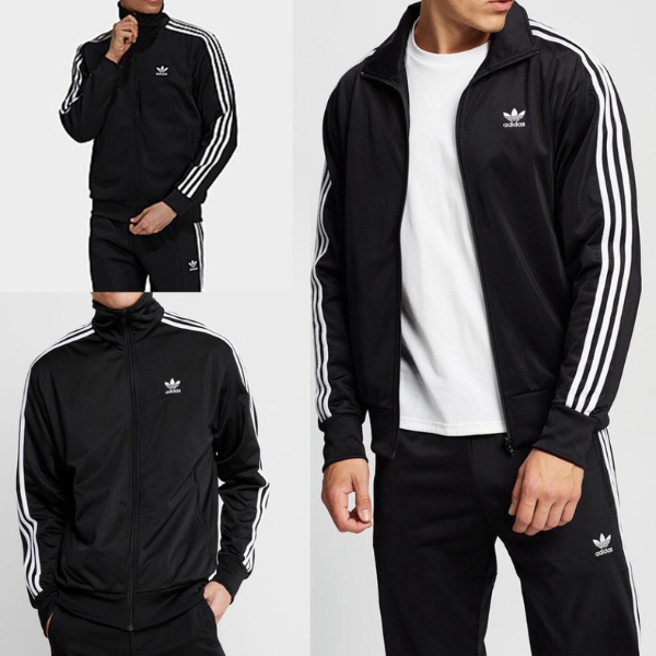 Áo khoác thể thao ADIDAS nam 3 sọc thun poly đi học đi chơi