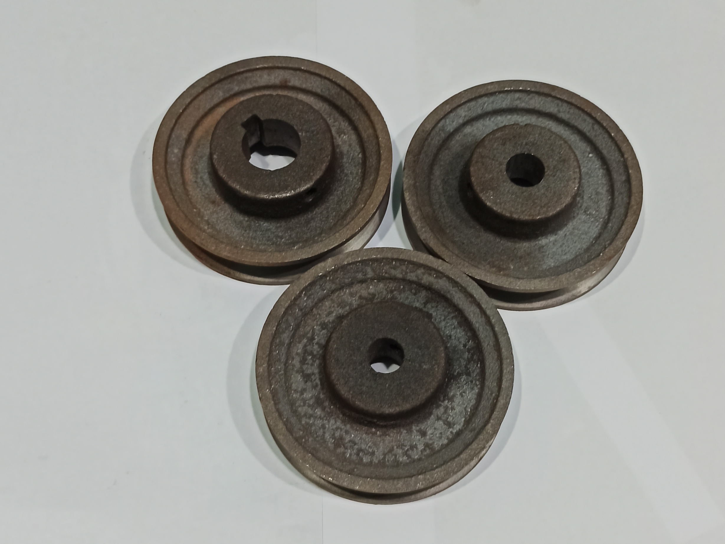 BULY GAN 10CM 1 RẢNH , 100MM BẢNG A B ( PULLEY ) PULY KÉO TẢI