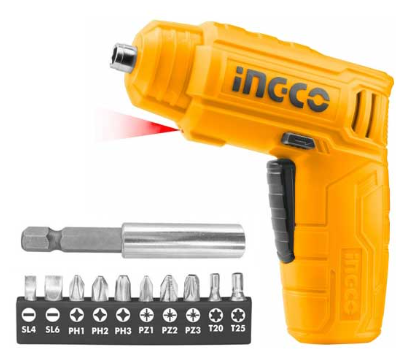4v máy bắt vít 1/4" dùng pin ingco csdli0402