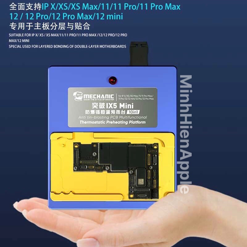 Đế tách main mechanic ix5 mini 10 trong 1 i.p.h.o.n.e x, xs, xsmax, 11, 11pro, 11 promax, 12, 12 pro, 12 mini, 12 promax