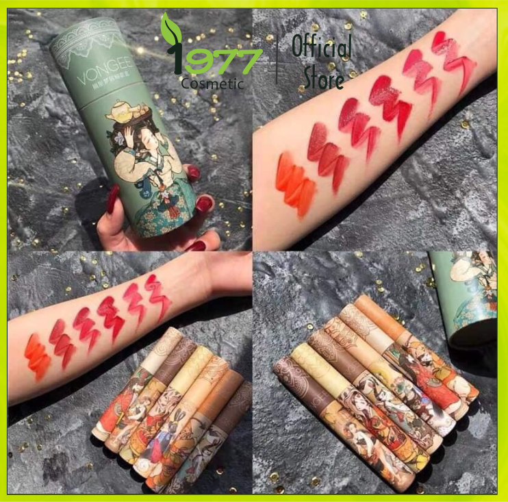 Set Son kem VONGEE Vỏ Xanh, 6 Cây