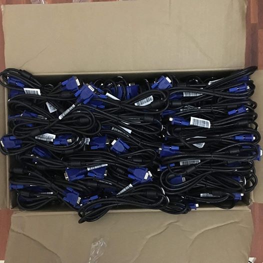 Cáp VGA, Dây VGA - Bóc Màn Hình Mới - Bảo Hành 12 Tháng