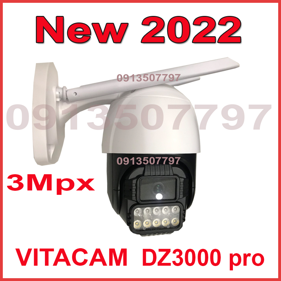 Camera ngoài trời 3m vitacam dz3000 , dz1080 độ phân giải cao ul tra hd