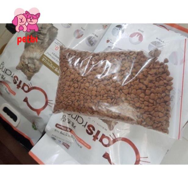 Thức ăn hạt cho mèo catsrang túi zip 500g - 1kg petbi