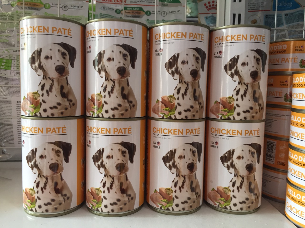 Pate cho chó làm từ thịt gà tươi-Hello Dog Chicken Pate 400g