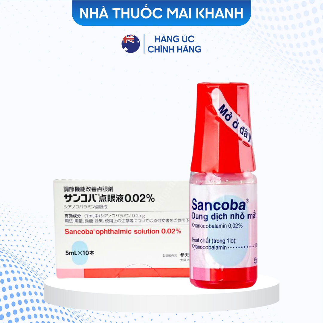 Nước nhỏ mắt cận Nhật Bản chống cận thị 5ml