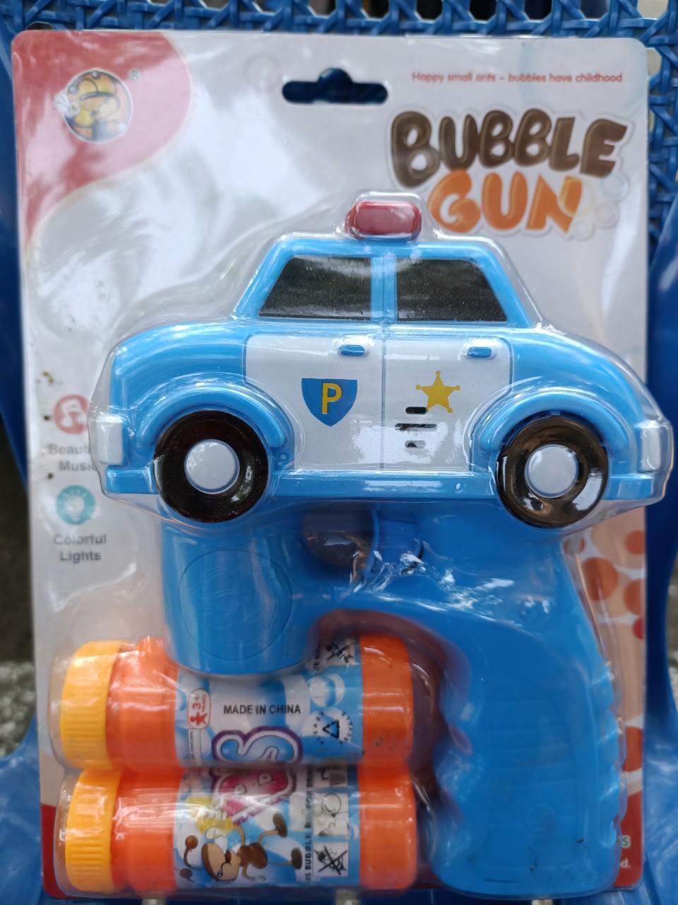 Súng bắn bong bóng xà phòng hình xe hơi