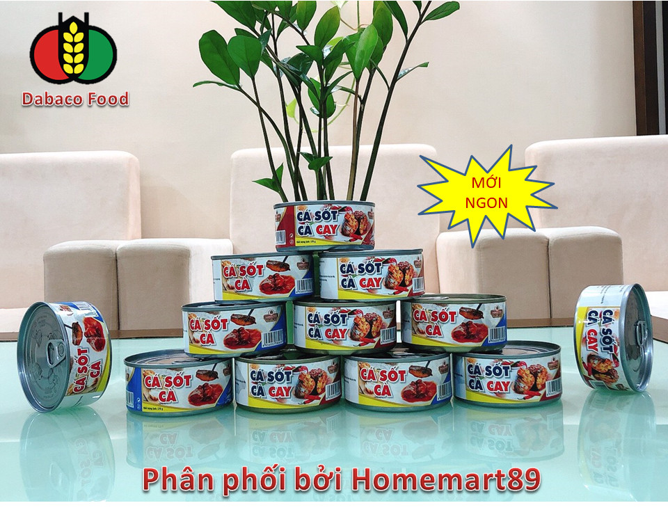 Cá sốt cà mẫu mới ngon - tiện lợi, thức phẩm Dabaco Food Việt Nam, hộp 170gr