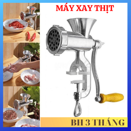 [SIÊU RẺ - HỎA TỐC 2H] Máy Xay Thịt Bằng Tay Đế Kẹp Bàn, Dụng Cụ Xay Thịt Cầm Tay Đa Năng Không Gỉ, Nhỏ Gọn, Tiện Dụng