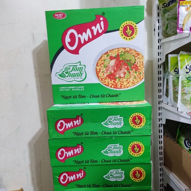 Mì tôm chanh Omni gói 75g (Thùng 30gói x 75g)
