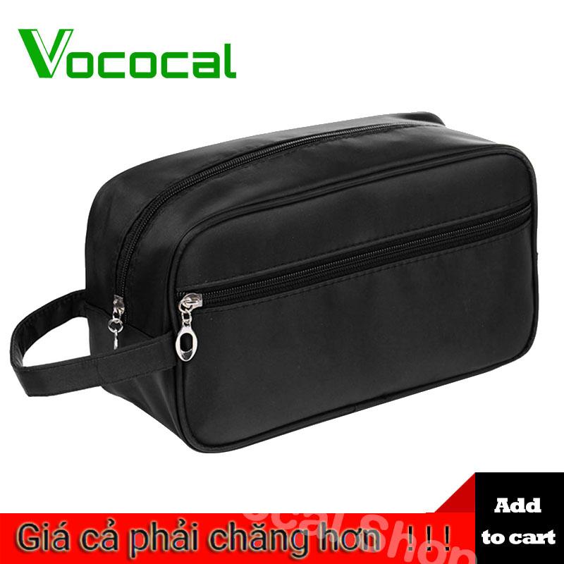 Không Thấm Nước Du Lịch Sức Chứa Lớn Túi Đựng Đồ Vệ Sinh Cá Nhân Rửa Túi Cạo Râu Trang Điểm Chải Chuốt Túi Đựng Đồ Vệ Sinh Cá Nhân Màu Đen (Intl) men toiletry bag