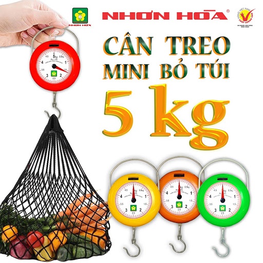 Cân Treo Mini NHƠN HÒA chính Hãng 5kg giá rẻ