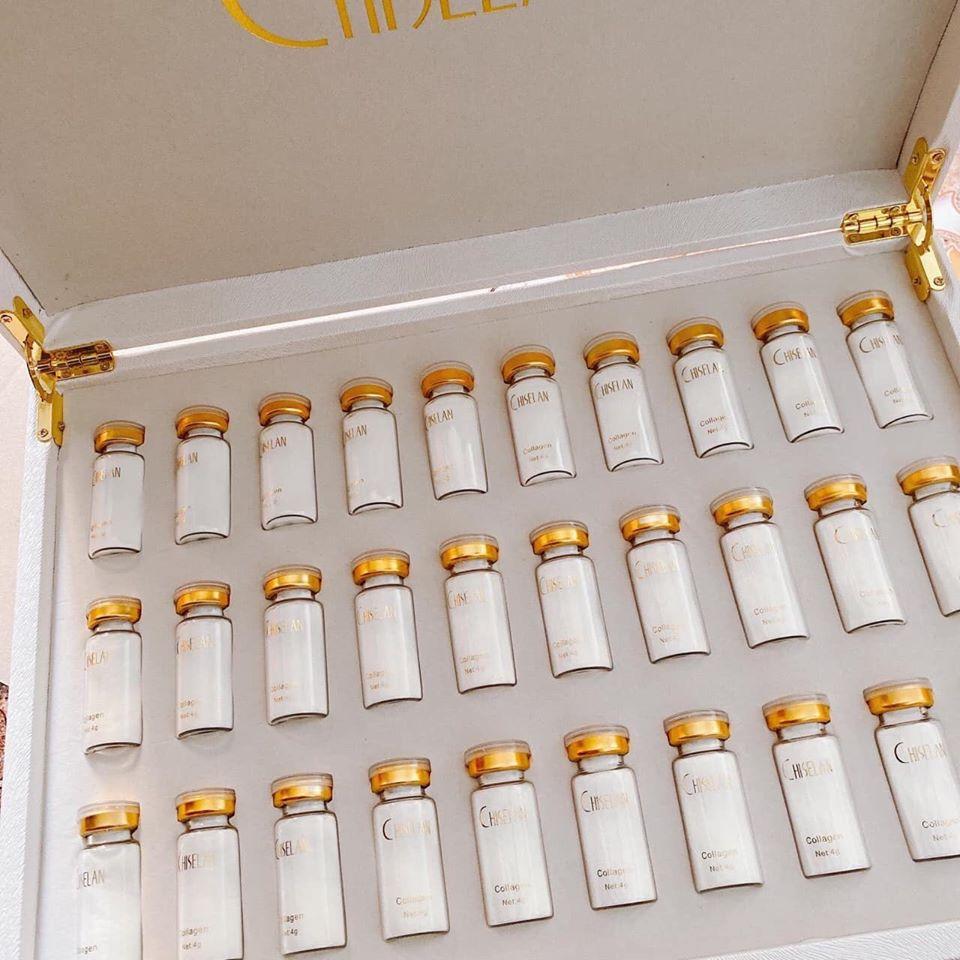 [loại chuẩn] Truyền trắng dạng uống Chiselan Collagen set 30 ống