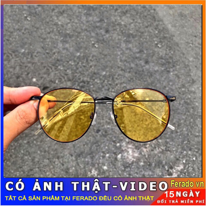 Mắt kính vàng cam cao cấp Hàn Quốc