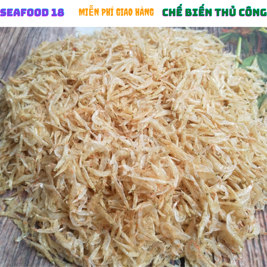 Tép sấy khô - ruốc sấy khô gói sẵn 200-500g - chế biến thủ công