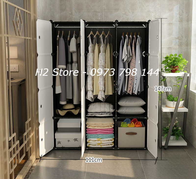 Tủ Nhựa Lắp Ghép Đa Năng 12 Ô Size To Sâu 47cm (Chọn Mẫu Theo Phân Loại Hàng) Tủ Nhựa Ghép Đa Năng Tiện Dụng Thích Hợp Cho Lưu Trữ Hồ Sơ, Đồ Trang Điểm, Quần Áo Bền Bỉ Chắc Chắn