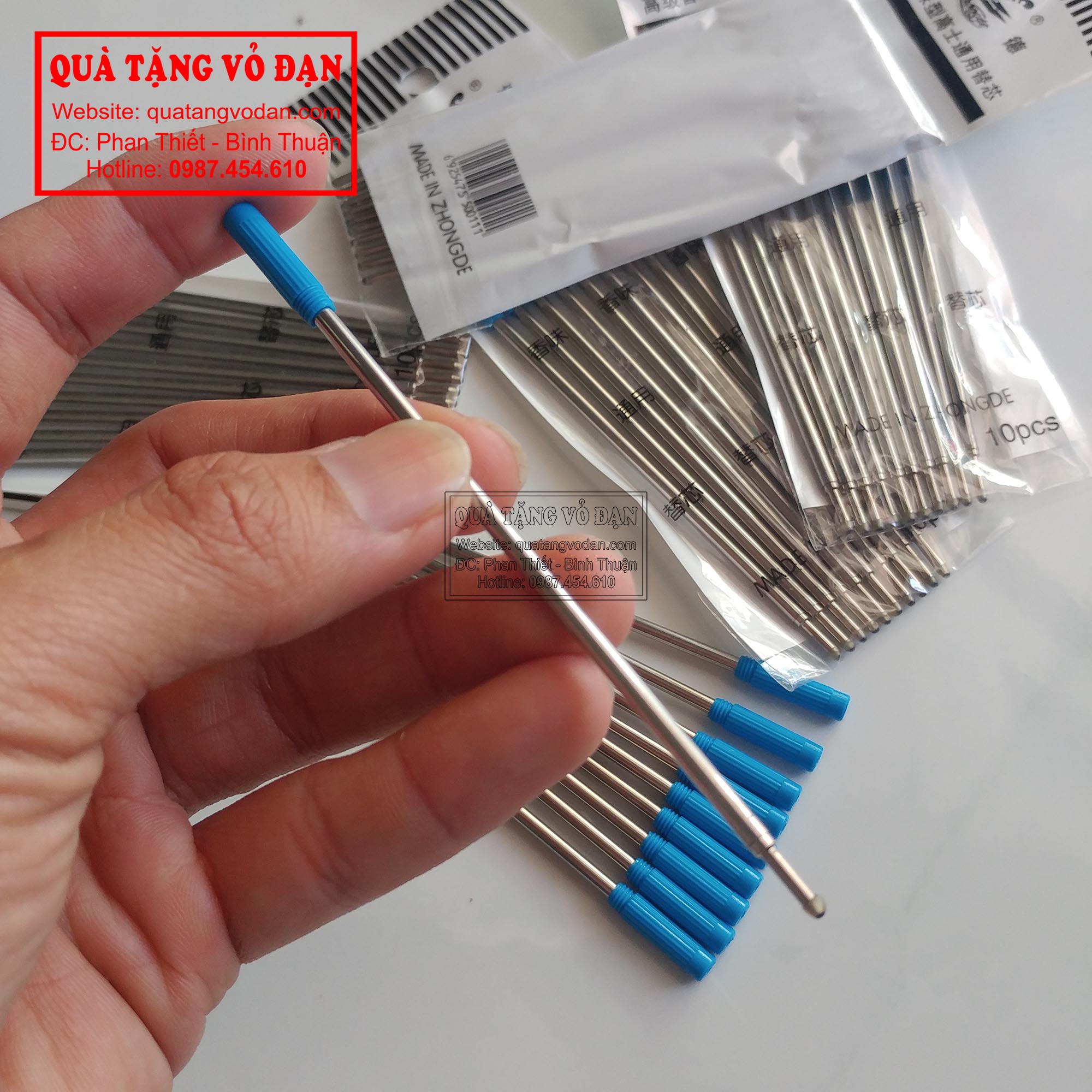 Ruột bút bi dự phòng bút ký 0.7mm | ngòi bút vo dan | ruột bút bi 0.7mm | quà tặng lưu niệm