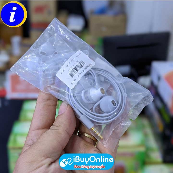 Tai Nghe Blackberry Q10 Trắng Gold Mới Nguyên Zin - Tai Nghe Blackberry