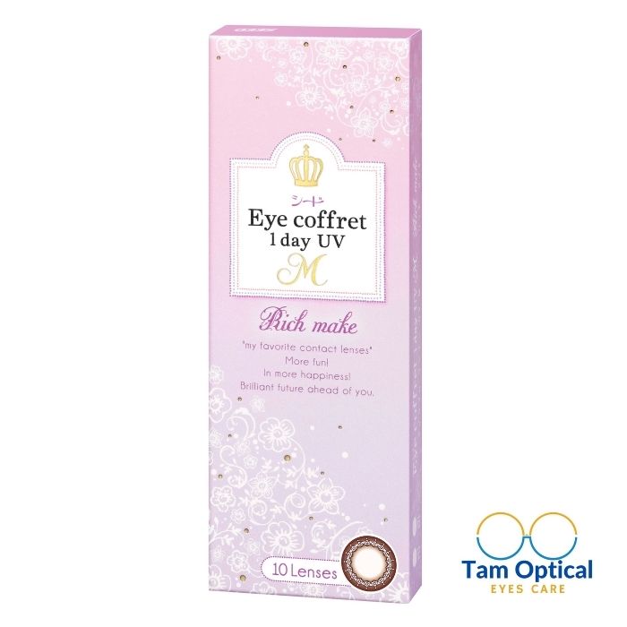 Kính áp tròng 1 ngày có màu SEED EYE COFFRET (10 lenses RICH MAKE)