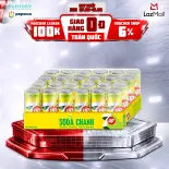 [SALE 8.8] Thùng Nước Uống Có Gaz 7UP Soda Chanh Không Calo, Không Đường (320ml/lon)