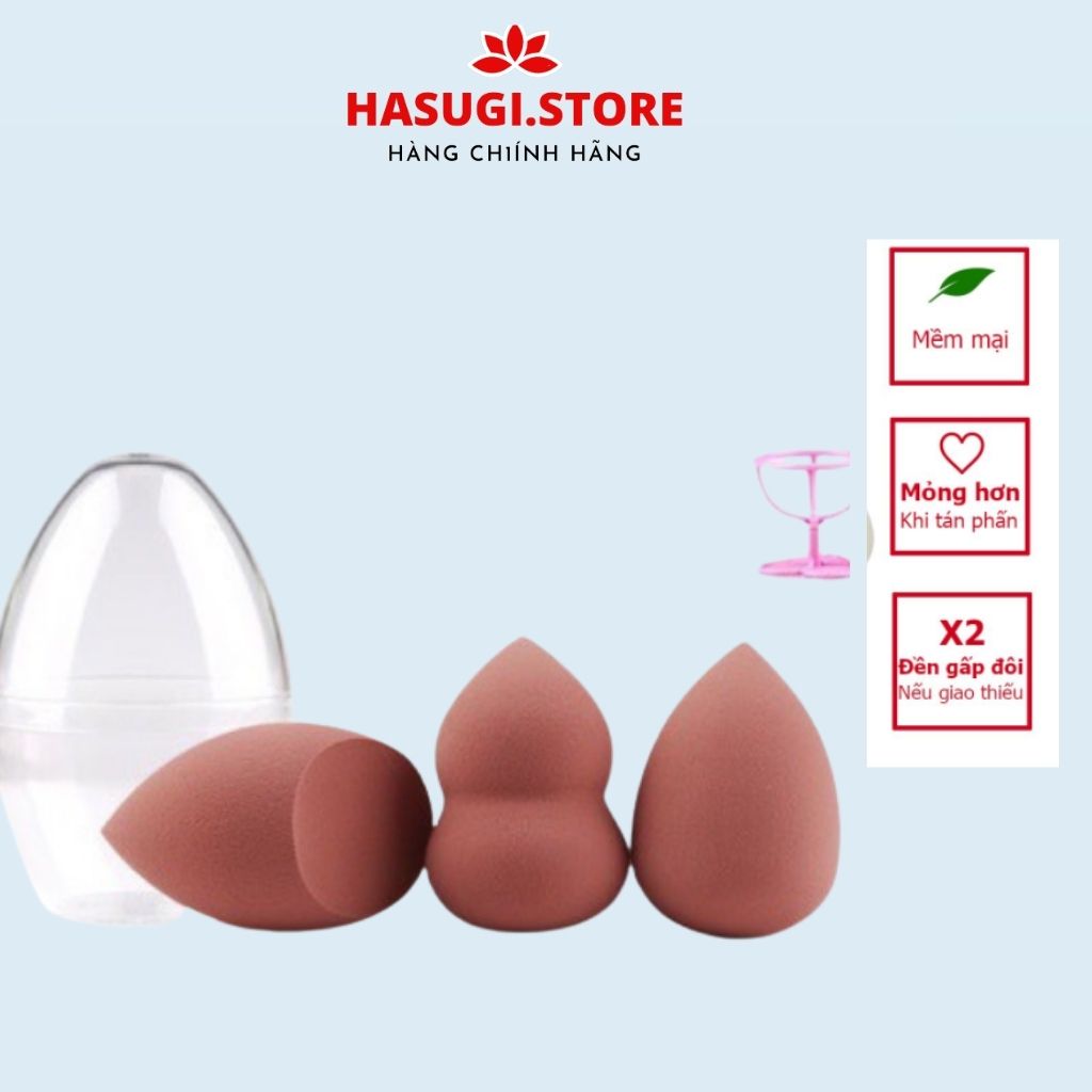 Mút tán kem nền, mút trang điểm mềm mịn