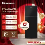 |SP MỚI 2025| Tủ lạnh Hisense Inverter 324 lít RT469N4EBU Kháng khuẩn Khử mùi, Bảo hành 3 năm