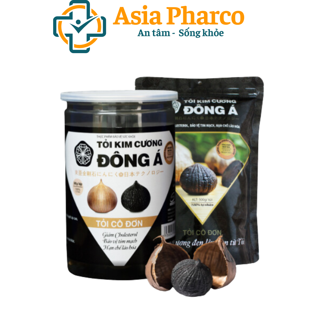 Tỏi đen kim cương đông á 200gr -300gr-500gr - 500gr