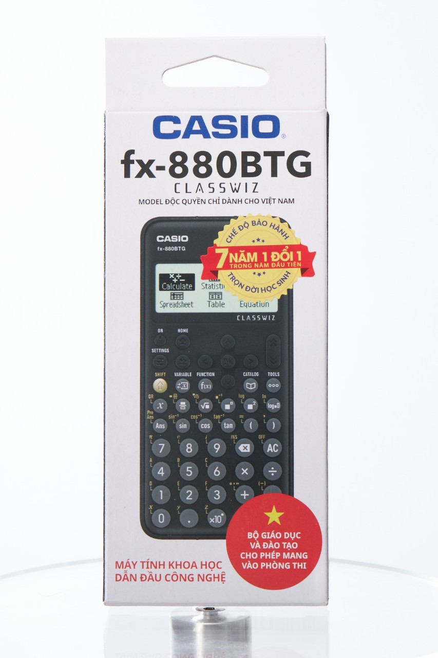 Máy tính casio fx-880btg new 2022 chính hãng 100%