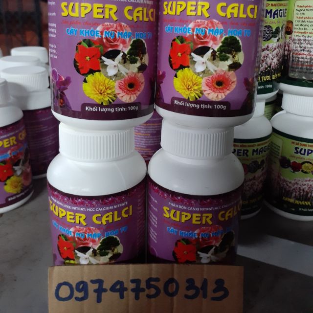 Phân bón lá super Canxi lọ 100gr