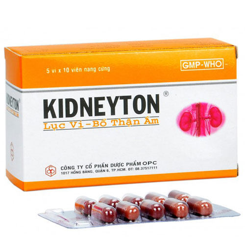Kidneyton OPC, Lục vị Bổ thận âm, cải thiện tinh huyết suy kém  Hộp 5 vỉ x