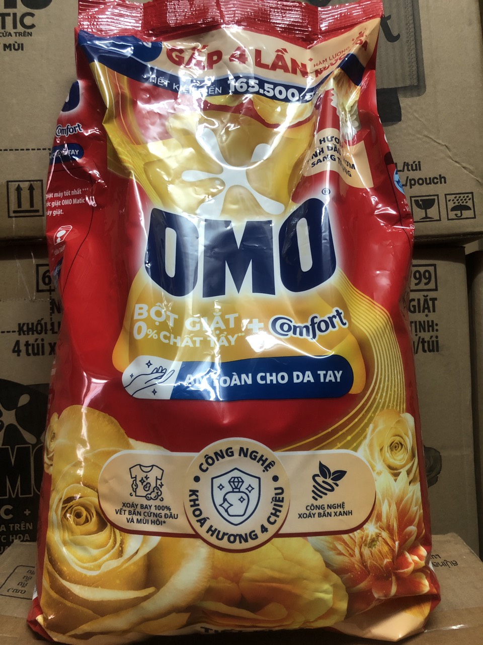 Bột giặt omo tinh dầu thơm comfort 5,1kg