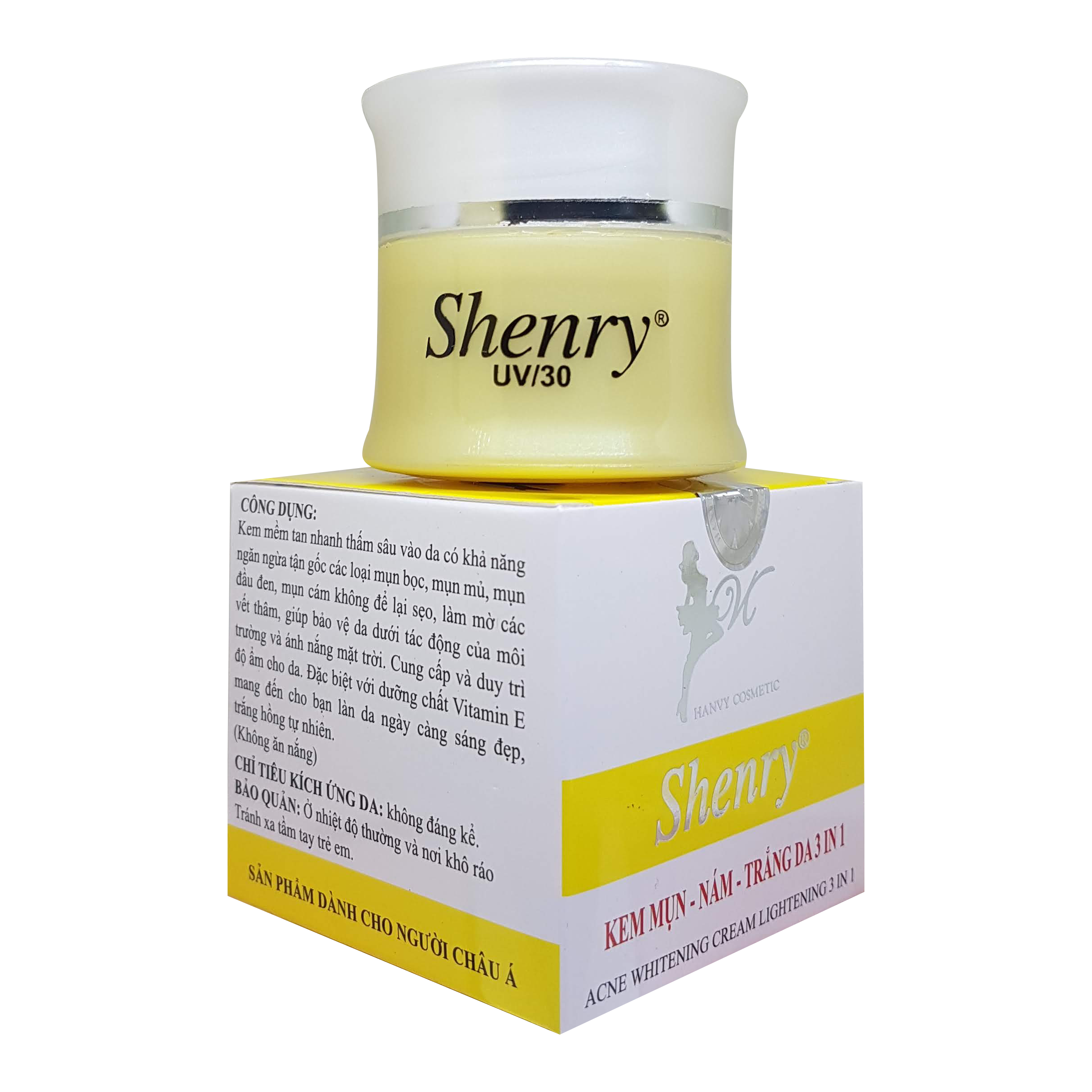 Kem shenry mụn nám trắng da 3 in 1 10g