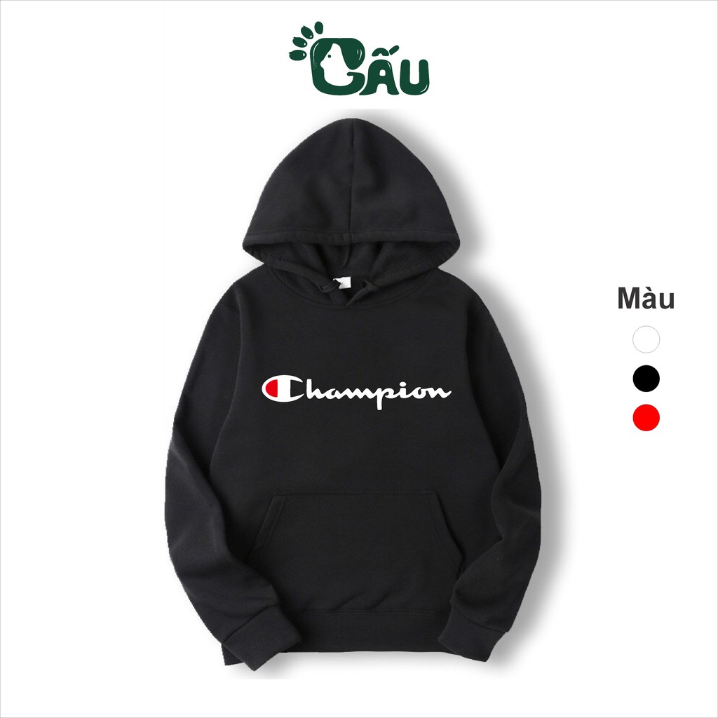 Áo hoodie - quần nỉ thun champion gấu 194 shop