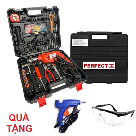 Bộ dụng cụ máy khoan cầm tay perfect