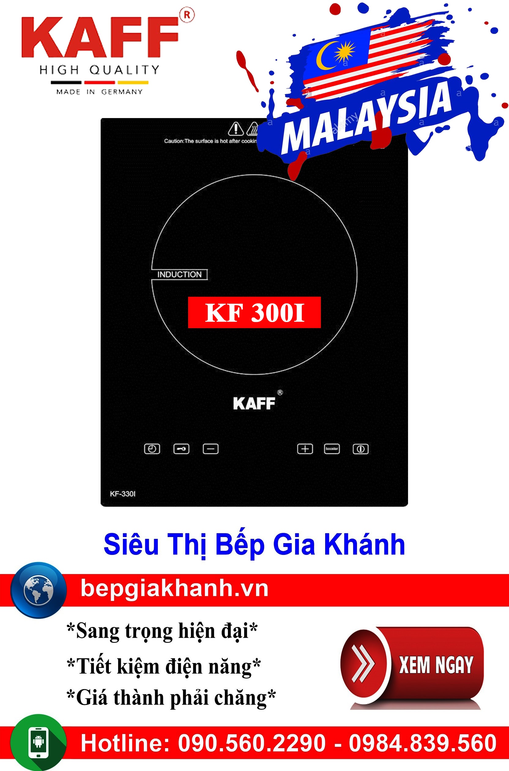 [HCM]Bếp từ domino Kaff KF 330I nhập khẩu Malaysia bếp từ bếp điện từ bếp từ đôi bếp điện từ đôi bếp từ giá rẻ bếp điện từ giá rẻ bếp từ đơn bep tu don bep tu